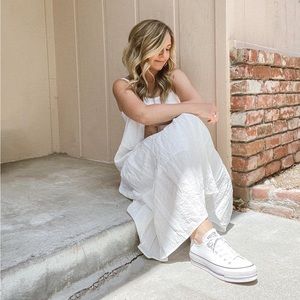 Carly Jean Los Angeles White Midi Dress